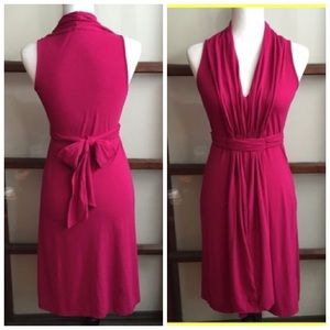 Splendid classy raspberry dress waist tie, modest